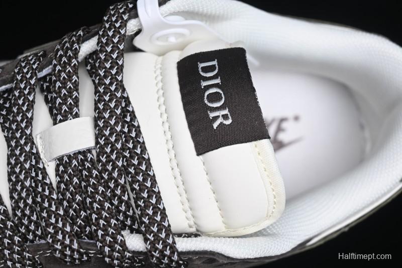 Nike SB Dunk Low Dior Collaboration - Chestnut Anniversary High-End Custom Low-Top Casual Sneakers - XS1086-007