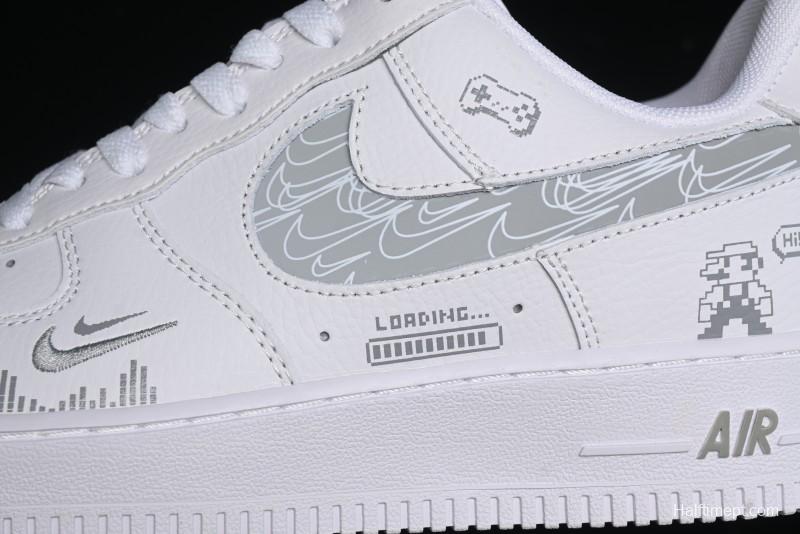 Nike Air Force 1 '07 Low Mosaic Casual Sneakers - FB8971-030