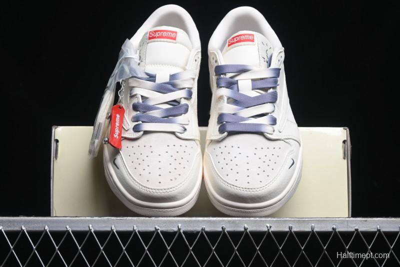 Nike Travis Scott x Fragment Design x Air Jordan 1 Low OG SP AJ1 Sup Collaboration - BB7518-001