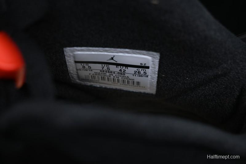 Nike Air Jordan 6 Retro Basketball Shoes with Infrared Design and 3M Reflective Details - 384664-060