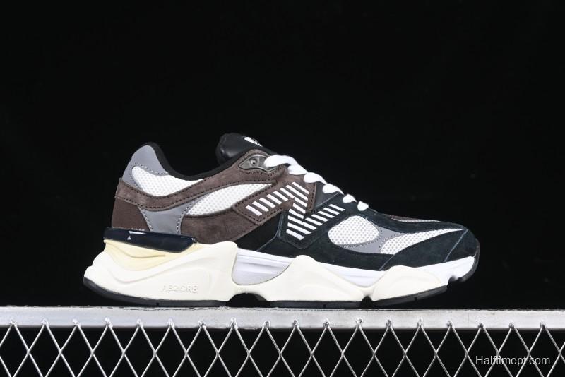 New Balance 9060 Retro Casual Running Shoes with ABZORB Cushioning Technology - U9060BRN
