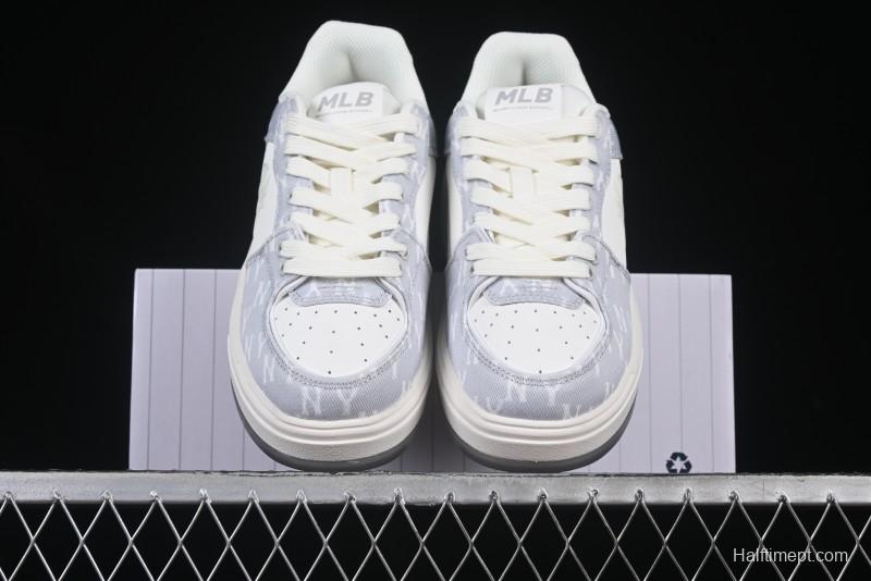 New York Yankees Chunky Liner Mid Denim Monogram Sandals with Thick Sole - 3ASXS015N50GRS