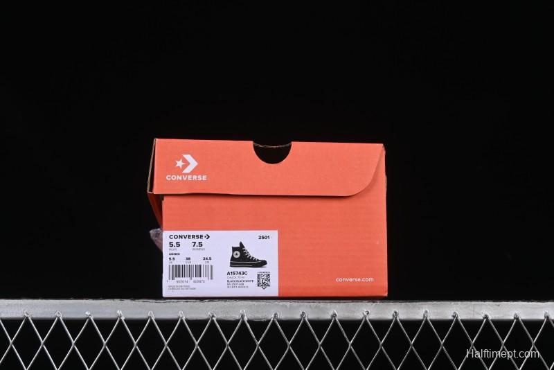 Converse Chuck 1970s High Top Canvas Sneakers with Star Stitch Design - A15743C