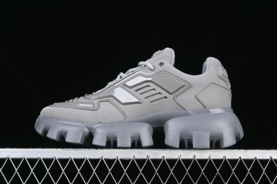 Prada Cloudbust Air Thunder Lifestyle Low-Top Sneakers with Anti-Slip and Wear-Resistant Design - 2EG293