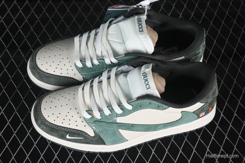 Nike Travis Scott x Fragment Design x Air Jordan 1 Low OG SP Sneakers - XS2024-026