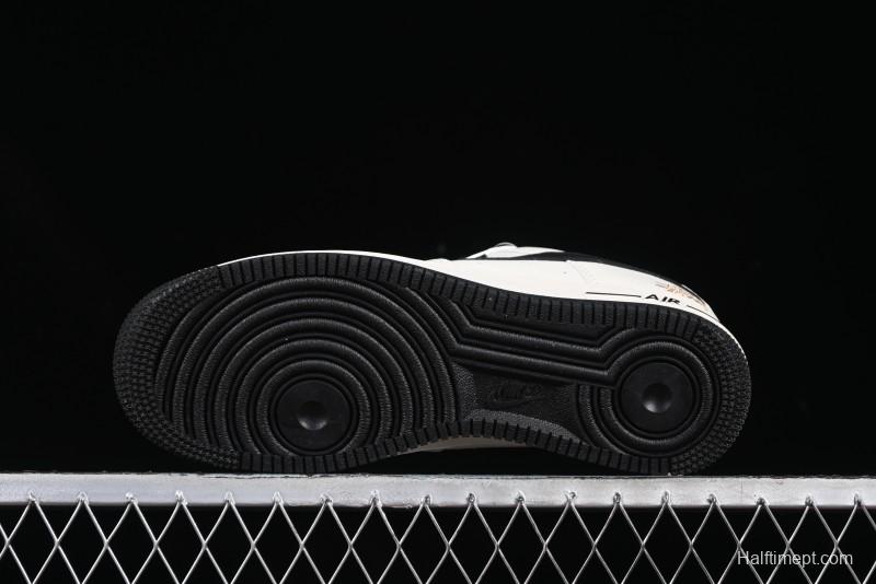 Nike Air Force 1 '07 Low Stussy Collaboration Rose Gold Embroidery Low-Top Casual Sneakers - XZ6188-720