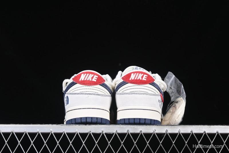 Nike SB Dunk Low The North Face x Supreme Anniversary Custom Low-Top Casual Sneakers - YX5066-232