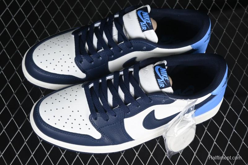 Nike Air Jordan 1 Low OG Obsidian AJ1 Low-top Lifestyle Basketball Shoes - CZ0790-400