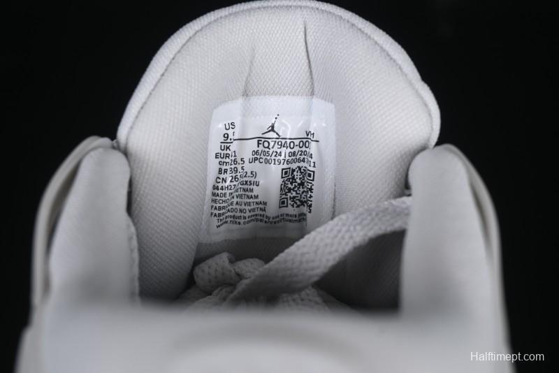 Nike Air Jordan 4 Remastered Sneakers with Textile Mesh Leather and Suede Upper - FQ7940-001