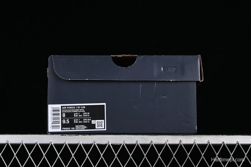 Nike Air Force 1 '07 Low Casual Sneakers with Full-Length Air Cushion - FN5832-100