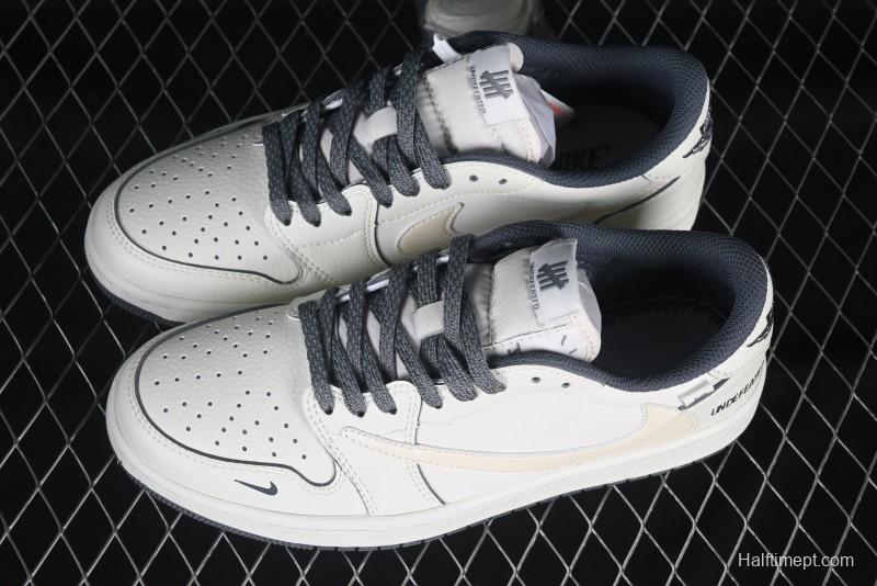 Nike Travis Scott x Fragment Design x Jordan Air Jordan 1 Low OG SP AJ1 UN Collaborative Sneakers - DM7866-018