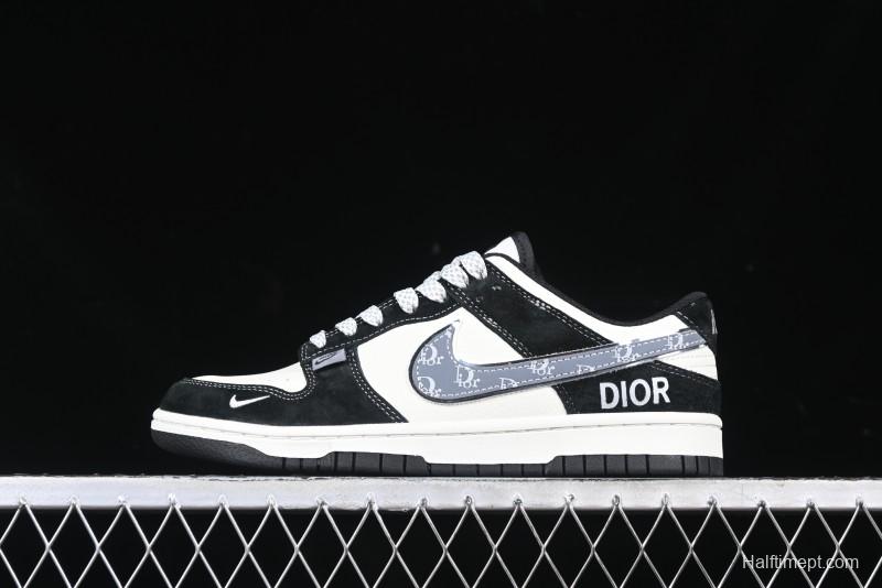 Nike SB Dunk Low Dior Collaboration Anniversary Edition Customized Low-Top Casual Sneakers - DJ2024-084