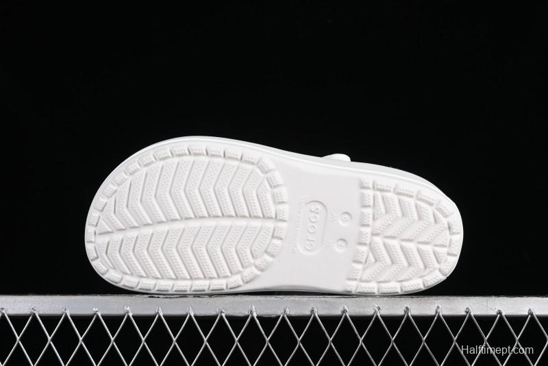 Crocs Crocband Platform Rainbow Comfortable Thick-Soled Clogs - B.D4