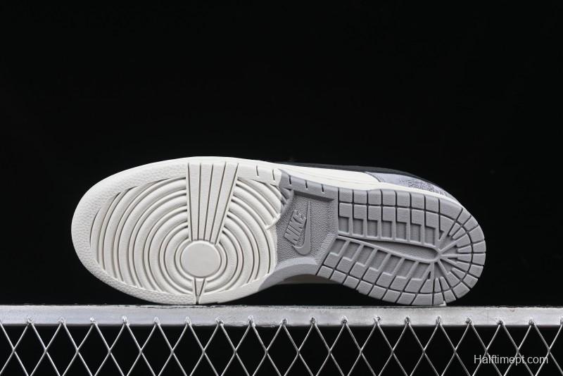 Nike SB Dunk Low The North Face Collaboration Beige Grey Double Swoosh Anniversary Custom Low-Top Casual Skate Shoes - DJ2024-067