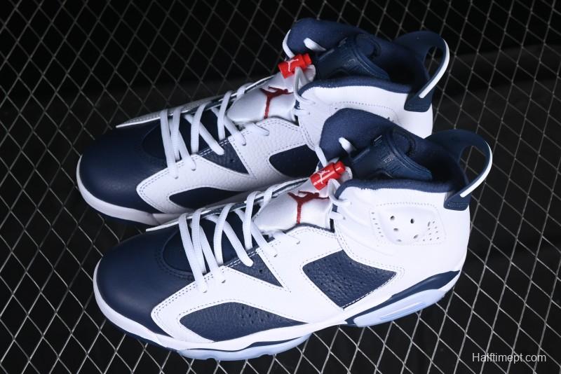 Nike Air Jordan 6 Retro "Olympic" Basketball Shoes - CT8529-164