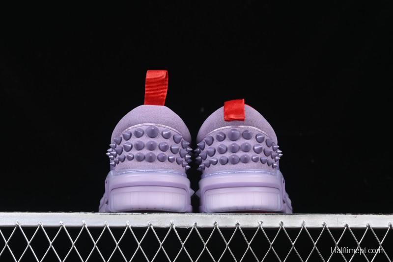 Christian Louboutin Funnyto Flat French Luxury Brand Comfortable Fashion Low-Top Sneakers - X.D4