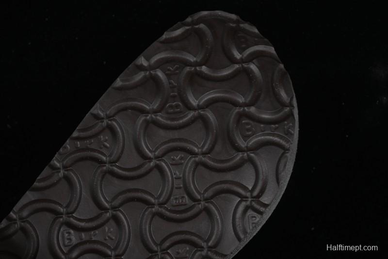 Birkenstock London BS Unisex Slip-On Comfort Shoes with Soft Suede Leather and Lambswool Insole - BS