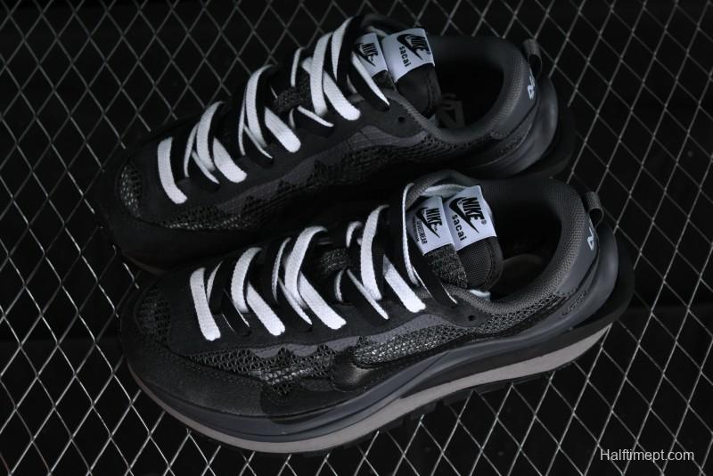 Nike Sacai VaporWaffle 3.0 Deconstructed Sneakers with Overlapping Swoosh and Double Tongue - CV1363-105