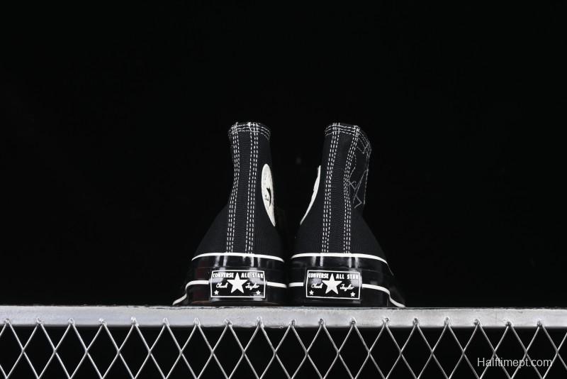 Converse Chuck 1970s High Top Canvas Sneakers with Star Stitch Design - A15743C