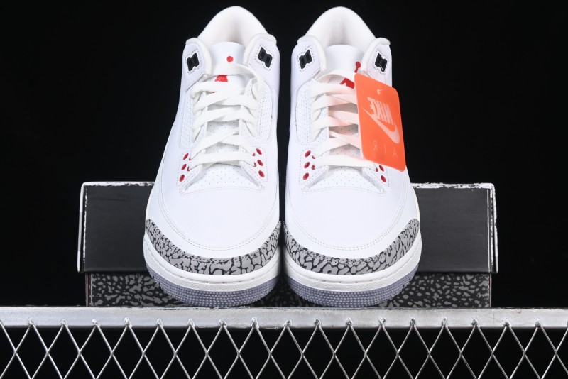 Nike Air Jordan 3 Retro White Cement Reimagined Basketball Shoes - DN3707-100
