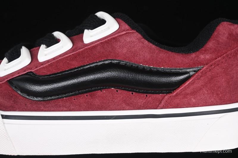 Vans Knu Skool DR Wine Red New Series Chunky Sneakers - VN000CZUVE8