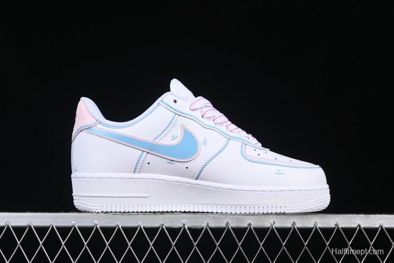 Nike Air Force 1 '07 Low Valentine's Day Limited Edition 2D Hand-Painted Graffiti Lollipop Casual Sneakers - TY0301-111