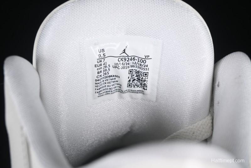 Nike Air Jordan 3 Retro Sneakers Sail Metallic Silver with Elephant Print Accents - CK9246-100