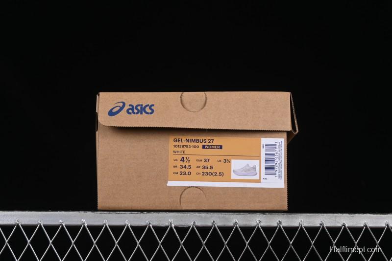 Asics Gel-Nimbus 27 Retro Breathable Casual Shoes with Cushioning for Men - 1012B753-100