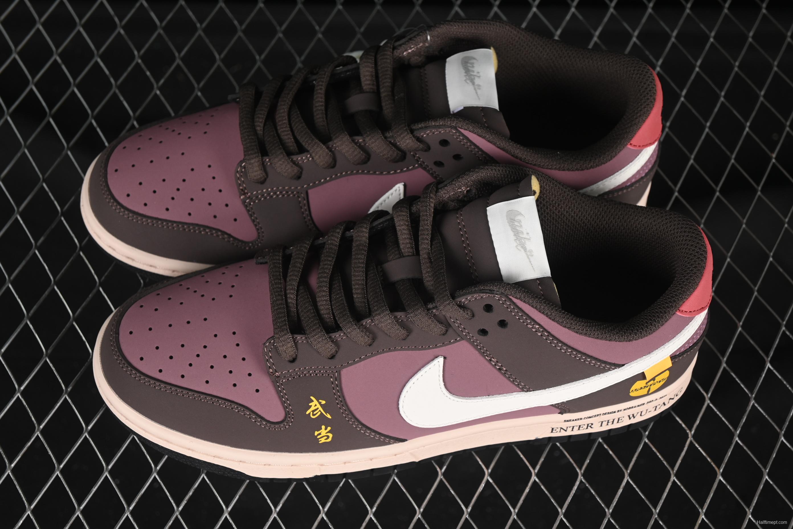 Nike SB Dunk Low Wu-Tang Collaboration Skate Shoes Low-Top Casual Sneakers - MU0232-362