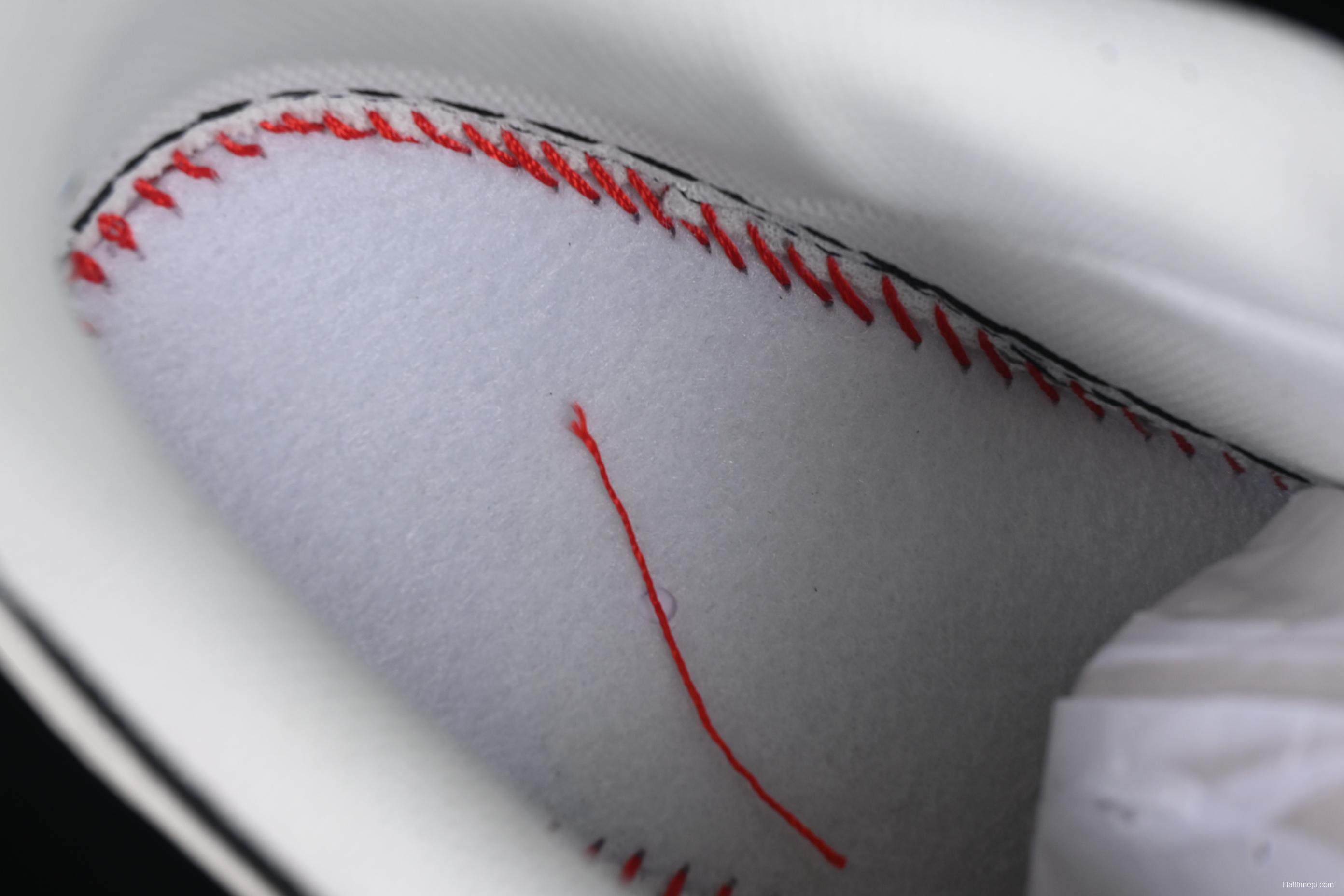 Nike Air Force 1 '07 Low Supreme Collaboration Two-Tone Red Swoosh Casual Sneakers - CS5288-004