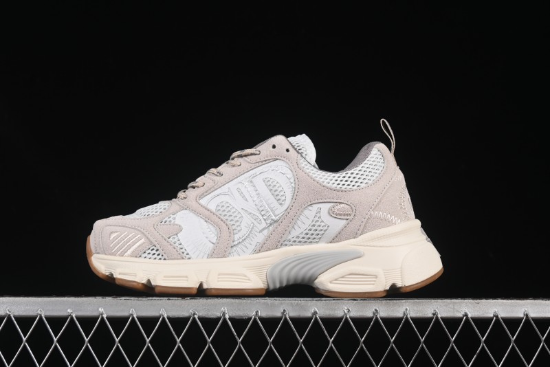 Dior Chrono Round Toe Lace-Up Lifestyle Casual Running Sneakers - 24W Beige