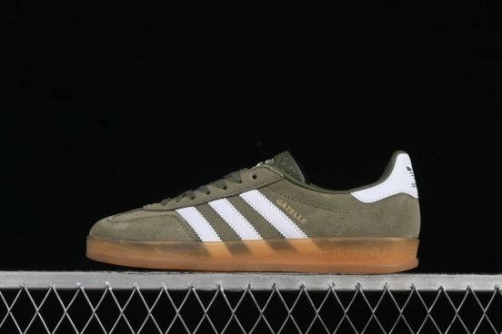 Adidas Originals Gazelle Indoor Retro Casual Slip-Resistant Wear-Resistant Low-Top Sneakers - JQ0174
