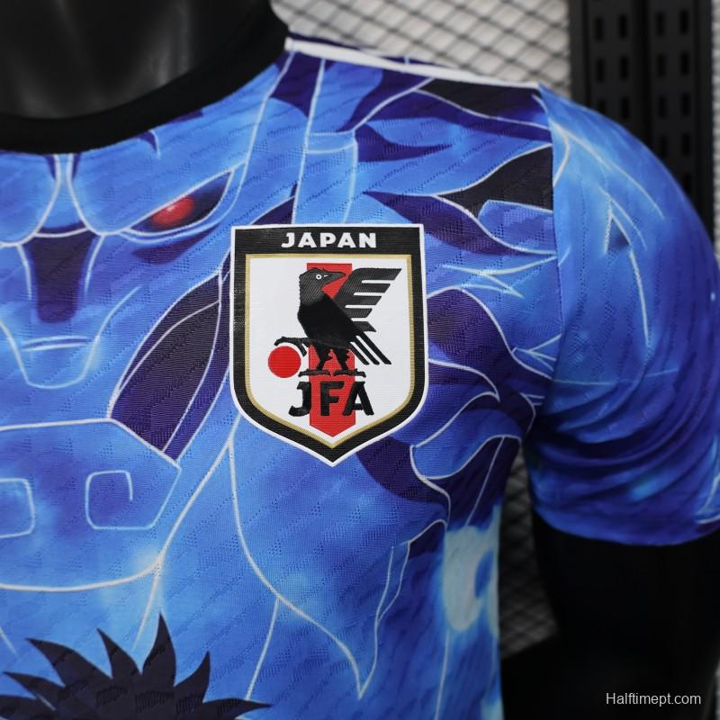Player Version 2025 Japan Blue with Anime Character Design Jersey