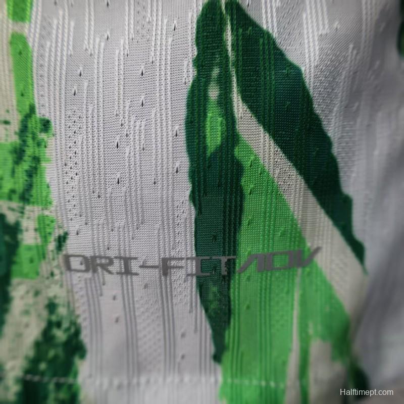 Player Version 2025 Nigeria Green/White Jersey