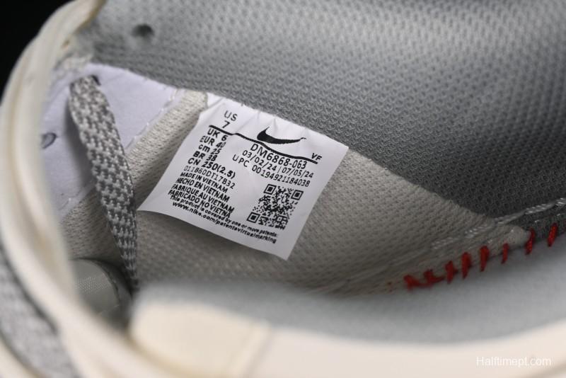 Nike Air Force 1 '07 Low LV Collaboration Two-Tone Grey Pattern Lace-Up Casual Sneakers - DM6868-063