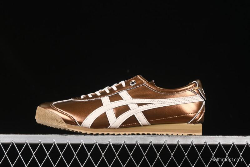 Onitsuka Tiger Mexico 66 SD Low-Top Leather Sneakers for Casual Running - 1183C468-200