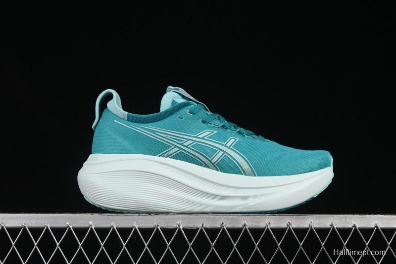 Asics Gel-Nimbus 27 Retro Breathable Casual Shoes Cushioned Men's Durable Running Shoes - 1012B753-400