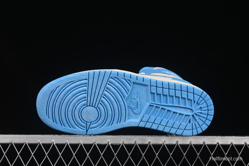 Nike Air Jordan 1 High OG "UNC Reimagined" Retro Basketball Shoes - DZ5485-402