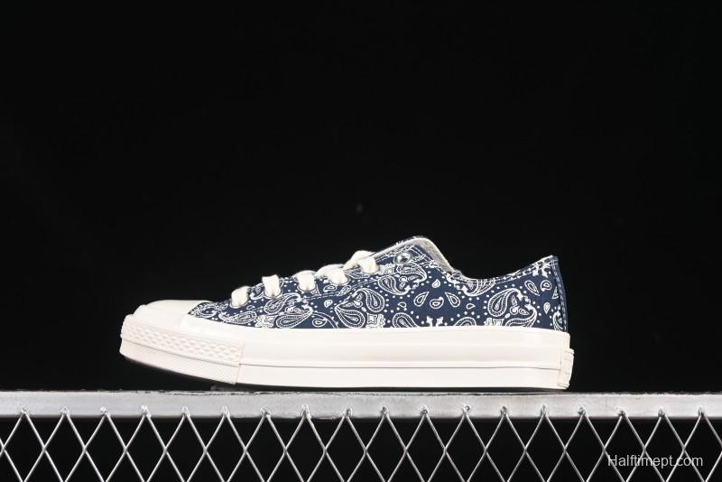 Converse Chuck 1970s Low Top Casual Sneakers with Paisley Pattern - A15751C