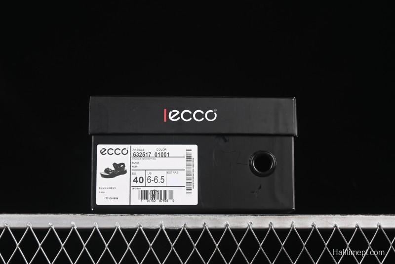 ECCO Off Trail Series Sport Leisure Sandals with Adjustable Hook-and-Loop Strap - 63251701001