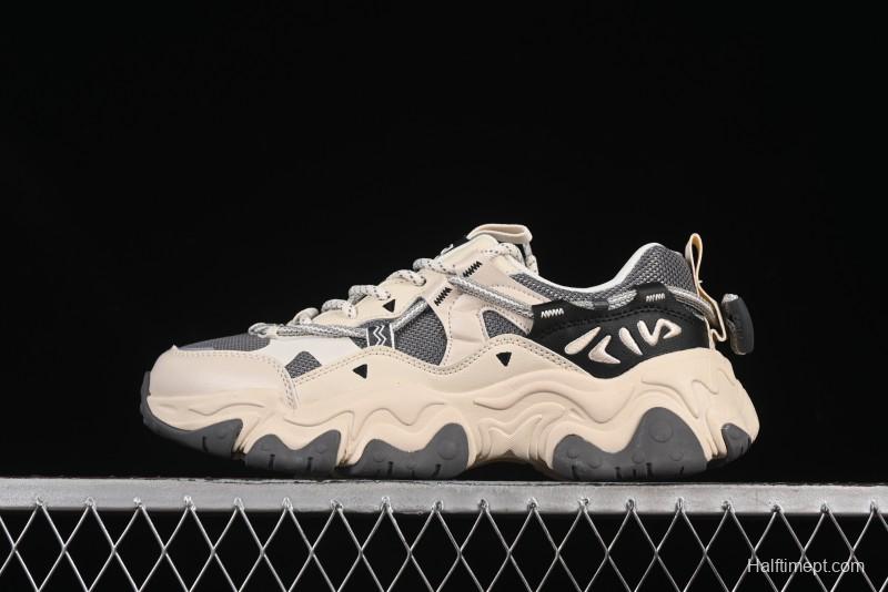 Fila Heritage Fluid Cat Paw 5.0 Retro Dad Shoes with Lace-Up Design - F12M442115FAG