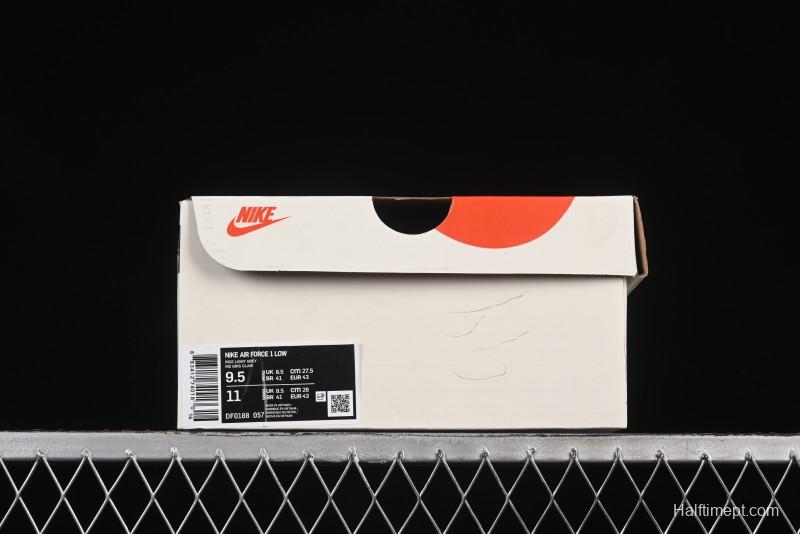 Nike Air Force 1 '07 Low Givenchy Collaboration Pattern Beige Grey Casual Sneakers - DF0188-057