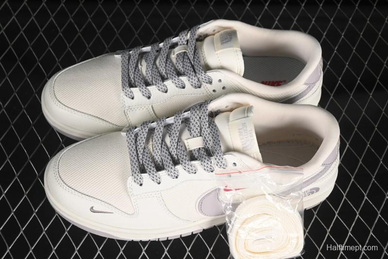 Nike SB Dunk Low The North Face Collaboration Anniversary Edition Customized Low-Top Casual Skate Shoes - SC9207-413