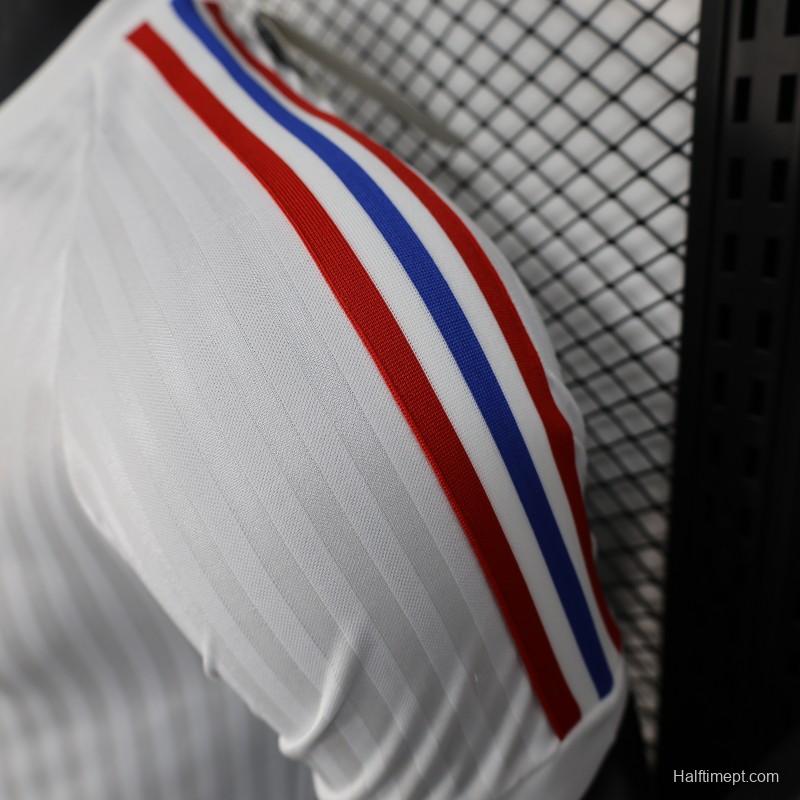 Player Version 25/26 Olympique Lyon 75 Year Anniversary White Jersey