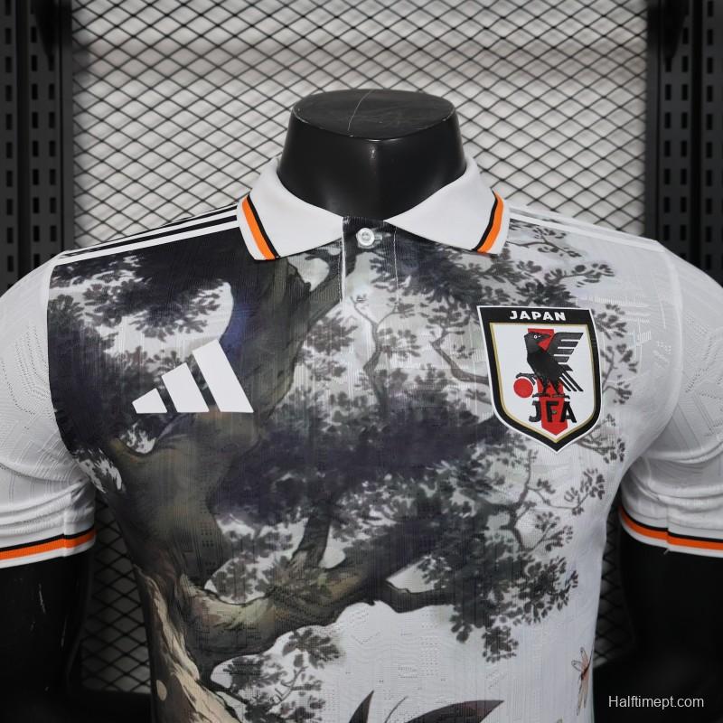 Player Version 2025 Japan White with Dragon Ball Nature Scene Jersey