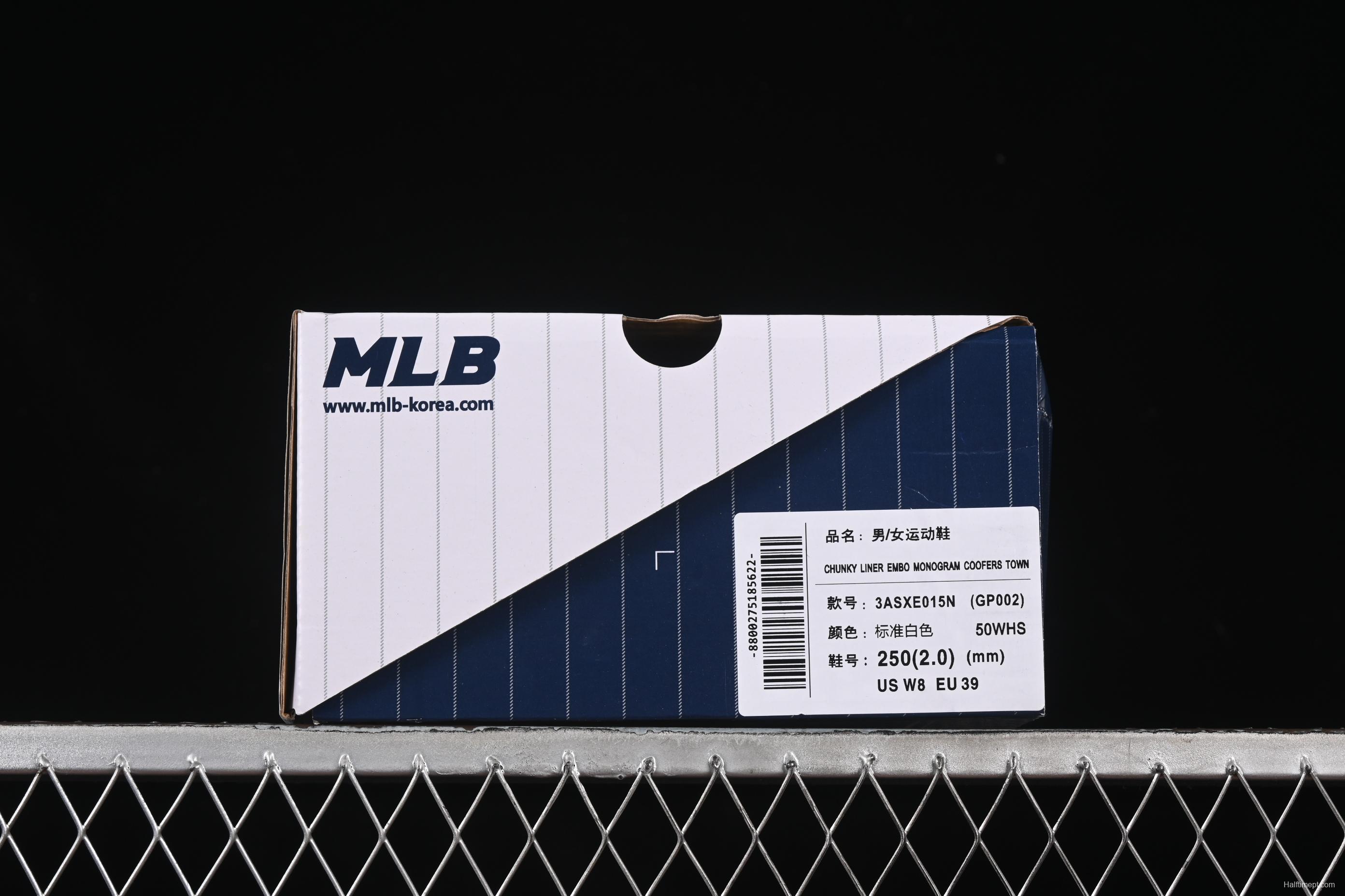 New York Yankees MLB Bigball Chunky Embo Monogram Platform Sneakers - 3ASXE015N50WHS