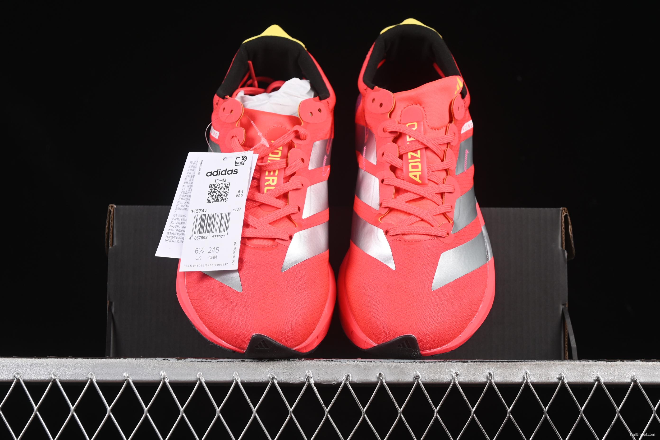 Adidas Adios 9 M Lightweight Breathable Cushioned Running Shoes - IH5747