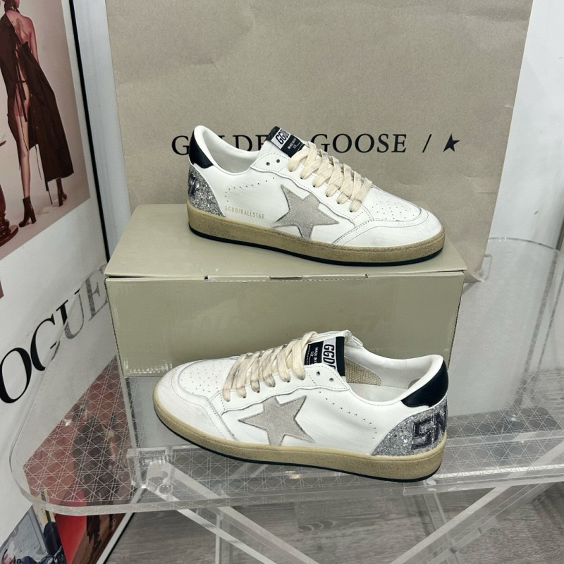 2024 Unisex GGDB White Black Leather Suede Sneakers