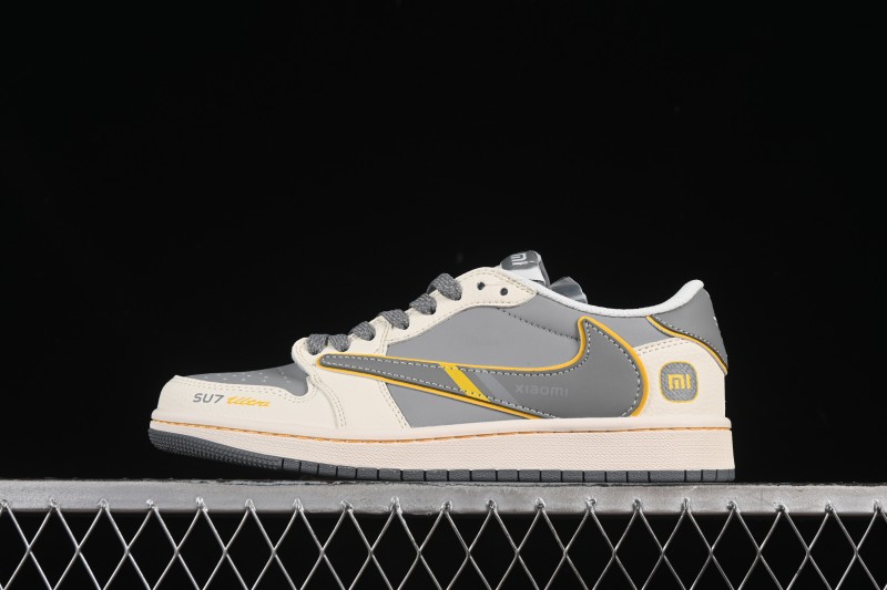 Nike Travis Scott x Fragment Design x Air Jordan 1 Low OG SP AJ1 Low-top Casual Skate Shoes - XX3168-200