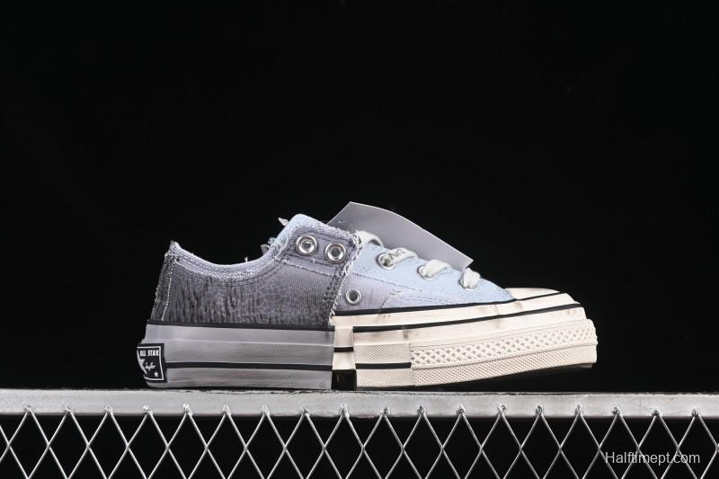 Converse Chuck 70 Low Feng Chen Wang Collaboration Deconstructed Canvas Sneakers - A15742C